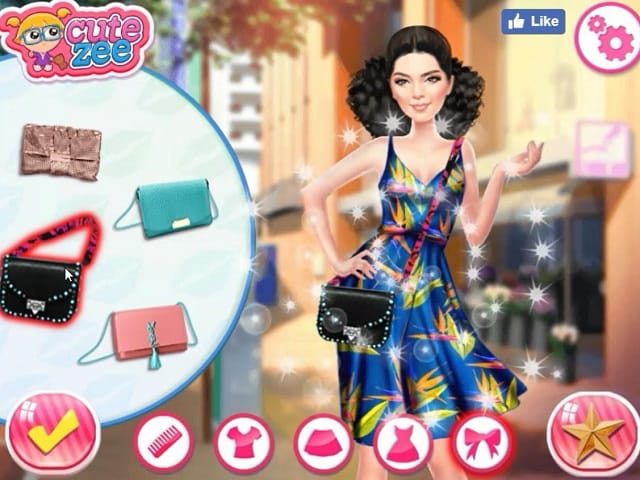 KENDALL FASHION COLOR TEST gioco online | Giochi POMU