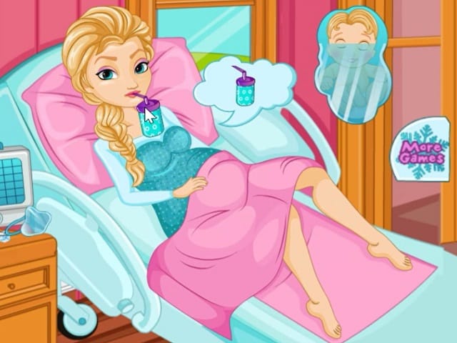 Frozen Elsa Gives Birth Gioco Online Giochi Pomu