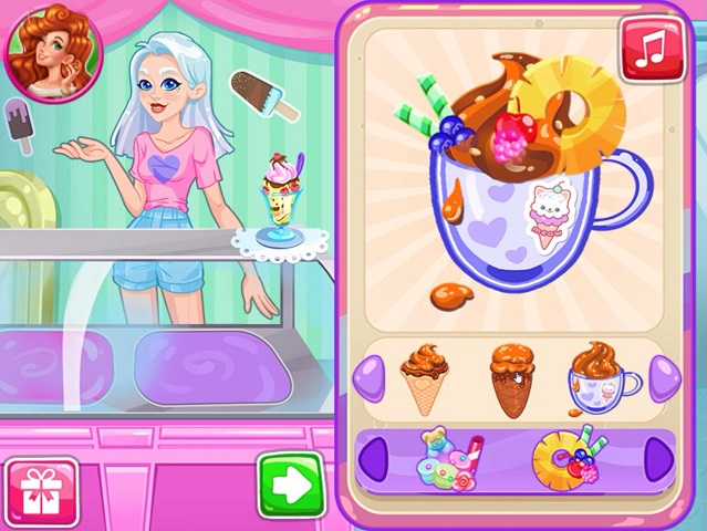 CRYSTAL'S ICE CREAM MAKER gioco online | Giochi POMU